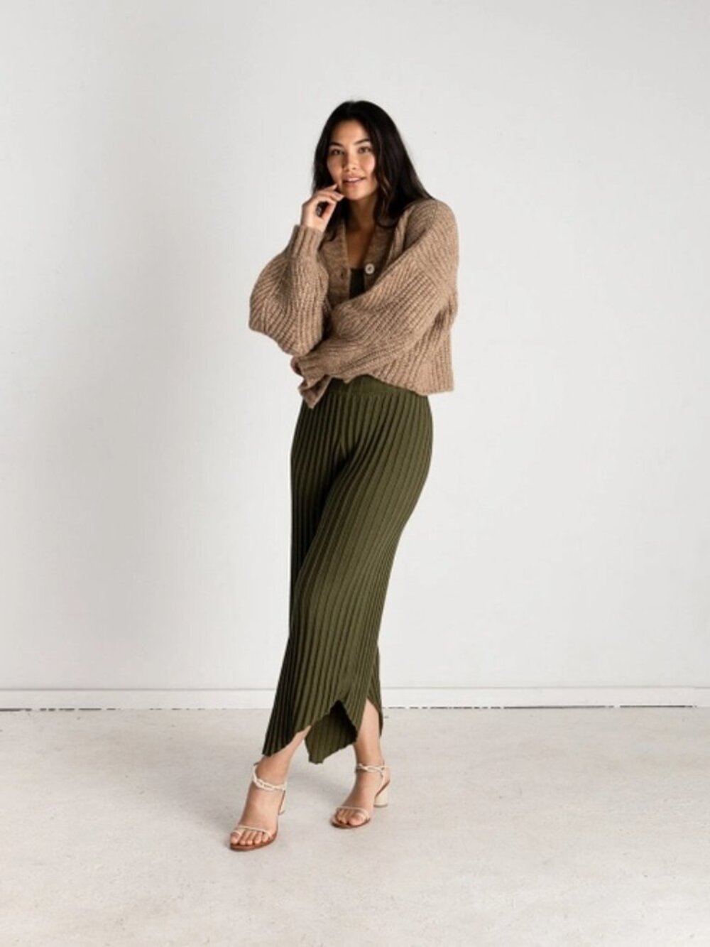 Cozy Heather Cardigan | XS-3X - Picture 6 of 7